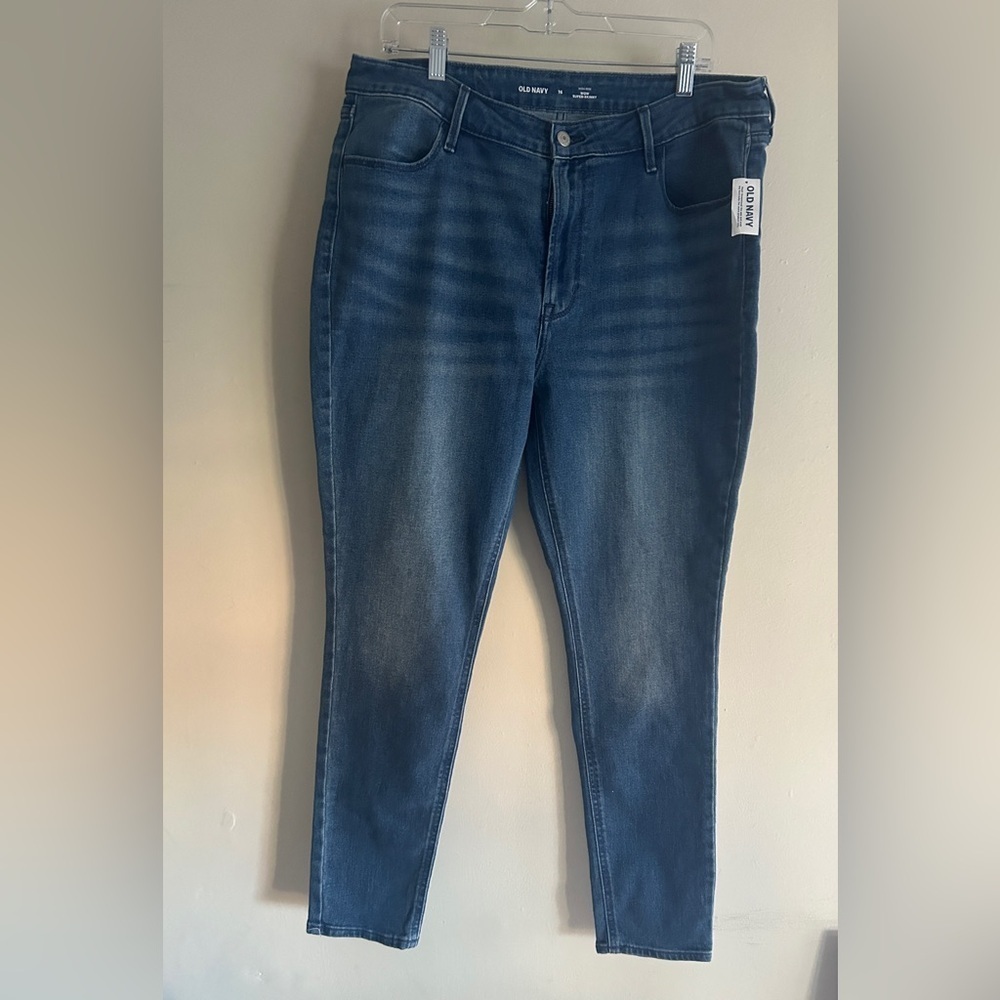 Old Navy High Rise Wow Denim Jeans size 16 NWT